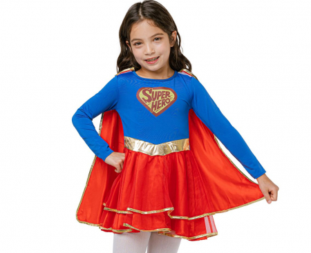 GOD COSTUM PENTRU COPII 120/130CM SUPER HERO GIRL SL-SA12 [1]
