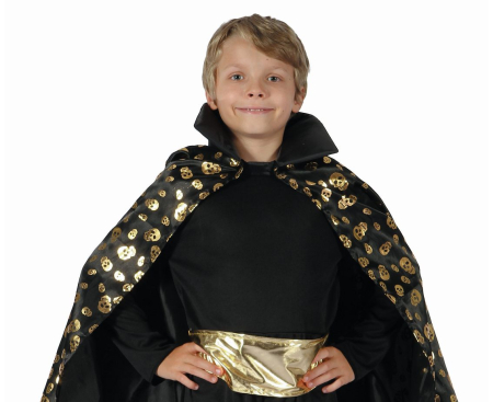 COSTUM PENTRU COPII 120/130CM VAMPIR AURIU SL-HW12 [1]