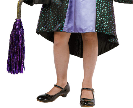 COSTUM PENTRU COPII 120/130CM VRAJITOARE, NEGRU-VIOLET SL-CZAM [3]