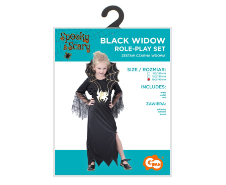 COSTUM PENTRU COPII 130/140CM BLACK WIDOW SL-BW13 [4]