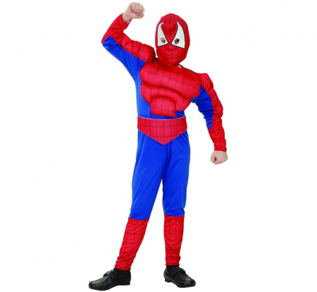 Costume/ Masti/ Coroane/ Palarii - GOD COSTUM PT COPII 110/120 CM SPIDERMAN SL-PH11