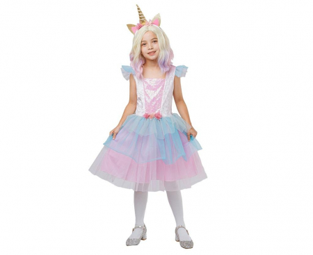 ARTICOLE PARTY - GOD COSTUM PT COPII 120/130 CM PRINCESS UNICORN SL-UN12