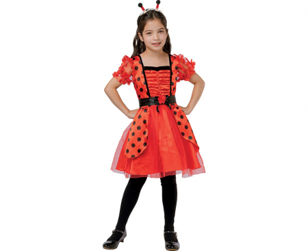Costume Party - GOD COSTUM PT COPII 130/140 CM LADYBUG SL-LB13