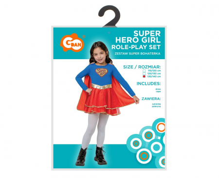 GOD COSTUM PT COPII 130/140 CM, SUPER HERO GIRL SL-SA13 [2]