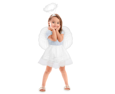 HOBBY - COSTUM PT COPII INGERAS, fusta, aripi, aura NP-ANI2