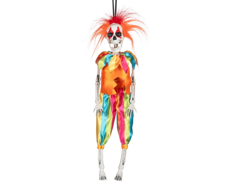 HOBBY - DECORATIUNE SUSPENDATA HALLOWEEN SKELETON CLOWN 80CM 73200