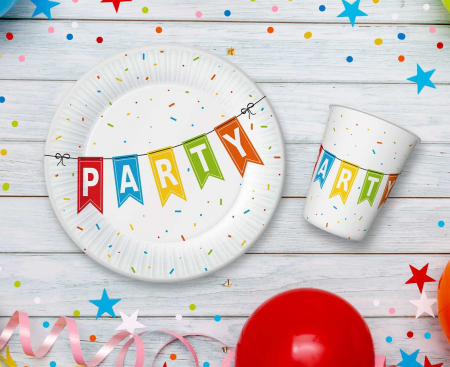 GOD FARFURII CARTON Colorful Party, 18cm 6/set PM-TPA1 [1]