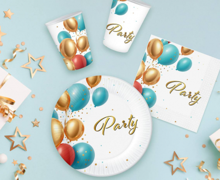 GOD FARFURII CARTON Party, 18cm, 6/set PG-TPAR [1]