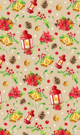 HARTIE AMBALAJ 200*70CM MOTIV CRACIUN KRAFT P2 KRAFT GW 4 [3]