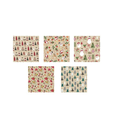 HARTIE AMBALAJ 200*70CM MOTIV CRACIUN KRAFT P2 KRAFT GW 4 [1]