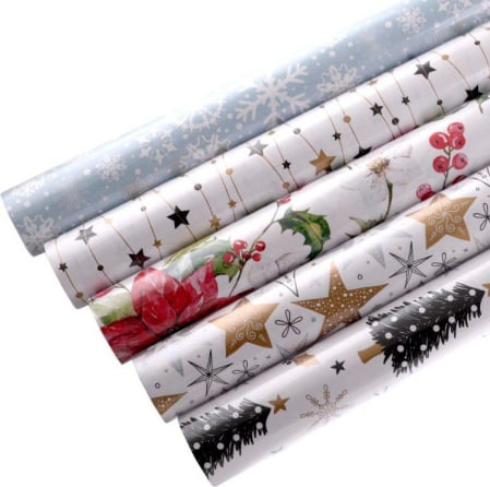 Ambalaje cu Spirit de Sărbătoare - HARTIE AMBALAJ 200*70CM MOTIV CRACIUN P2_GW_12
