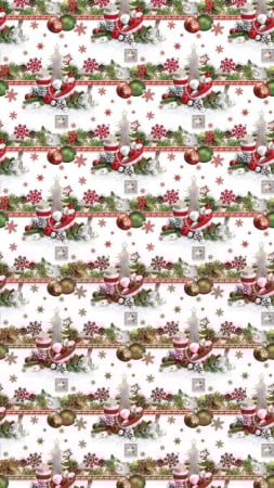 Ambalaje cu Spirit de Sărbătoare - HARTIE AMBALAJ 200*70CM MOTIV CRACIUN P2_GW_7