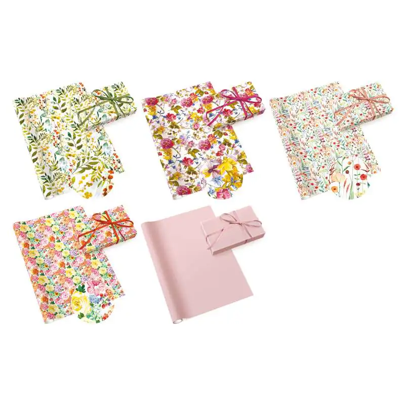 AMBALAJE SI SACOSE CADOURI - HARTIE AMBALAJ PAW 200*70CM FLORAL MIX AGP100340