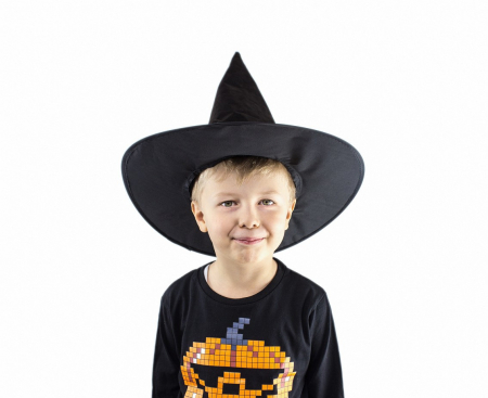 Halloween - PALARIE VRAJITOARE 58CM MARIMEA S NEAGRA PLUSH KAWIF-YH