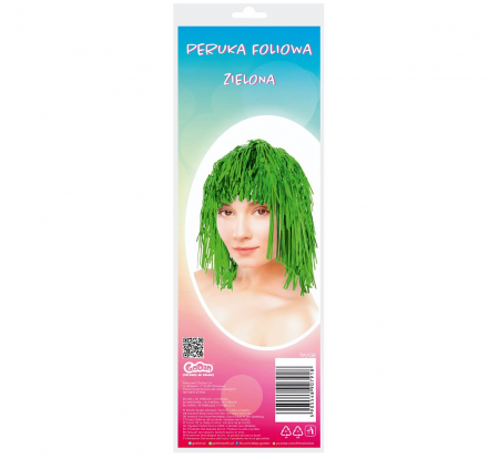 GOD PERUCA FOLIE ALUMINIU 35CM VERDE TW/GR [1]