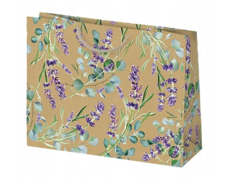 SACOSA CADOU ECO 30*23*10CM KRAFT MIX FLORI NR.49 T6EKO_OG_49 [4]