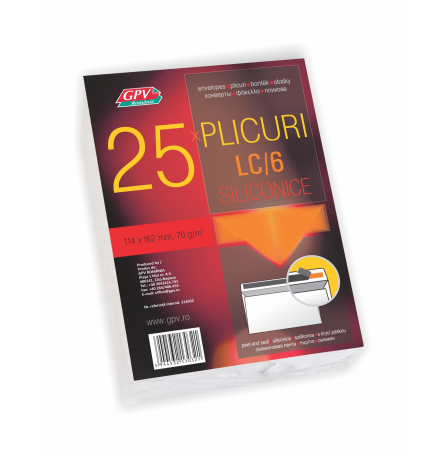 Plicuri simple - GPV PLIC C6 25/SET ALB SILICON 75GR G113032