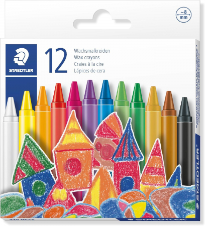 RECHIZITE SCOLARE - GRI CREIOANE CERATE STAEDTLER 12/SET 8MM ST-220-080C12