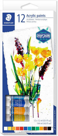 Tempera la set - GRI CULORI ACRILICE STAEDTLER 12 TUBURI* 12ML STH-8500-C12