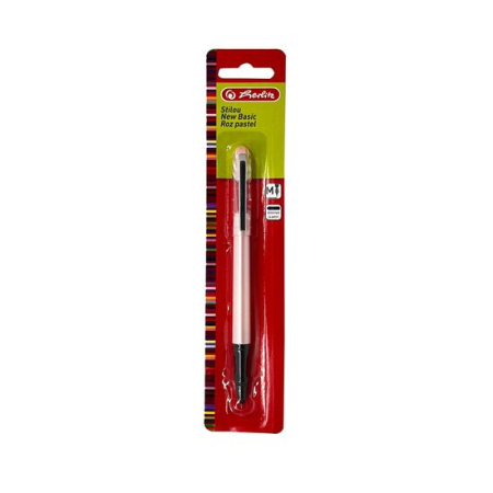 Stilouri si Rollere Scolare - STILOU HERLITZ NEW BASIC PENITA ASCUNSA M ROZ PASTEL 9479470/400205207