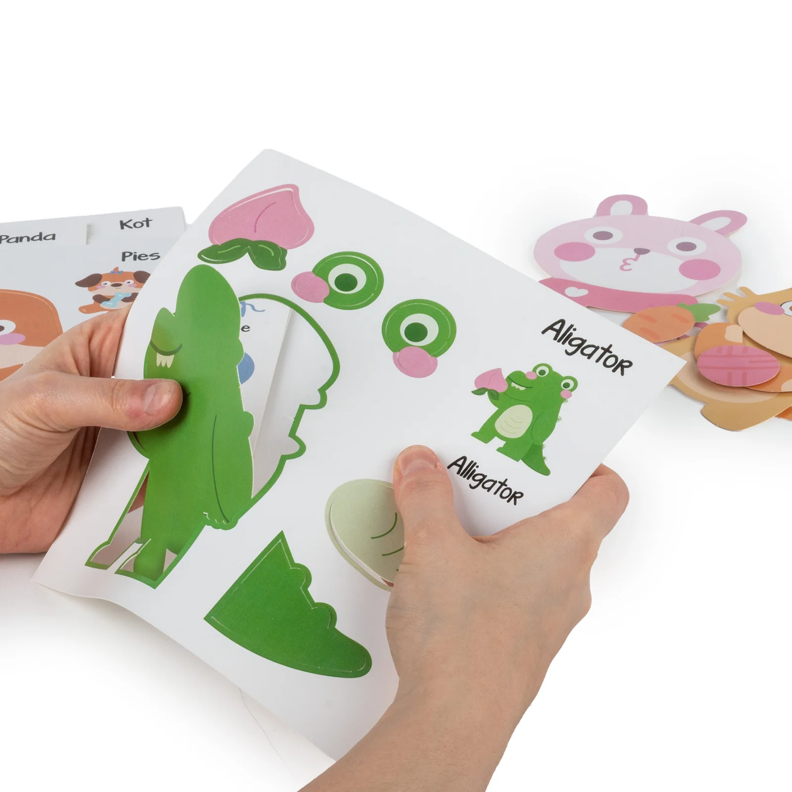 Joc Creativ 3D Kidea - Creează-ți 8 Animale din Carton [7]