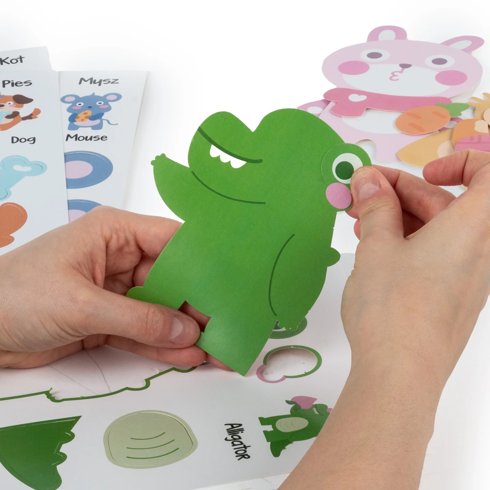 Joc Creativ 3D Kidea - Creează-ți 8 Animale din Carton [5]