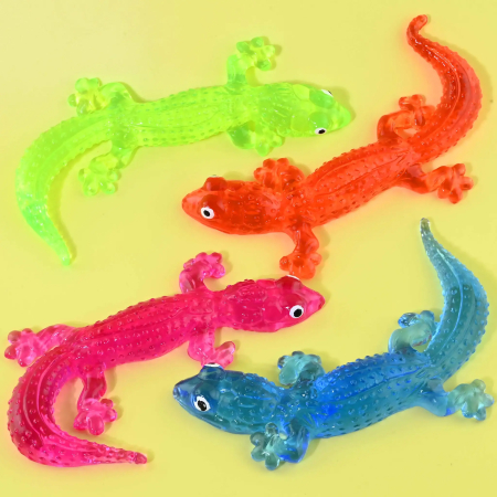 Jucarii - Jucărie Lipicioasă Șopârlă 21cm Diverse Culori 41048 - ipb.ro