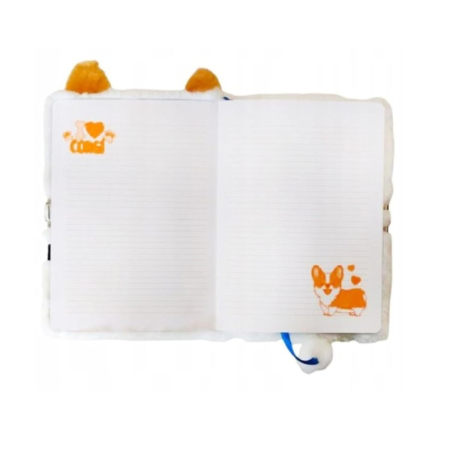 Jurnal cu Lacăt 3D A5 My Little Friend Corgi Puf 96 File [2]