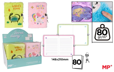 Import - JURNAL CU LACAT IPB A5 80F FANTASY PUF DIVERSE MESAJE PB892-01