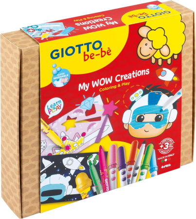 ARTICOLE COPII - Kit Creativ Giotto be-bè My Wow Creations 24 Piese