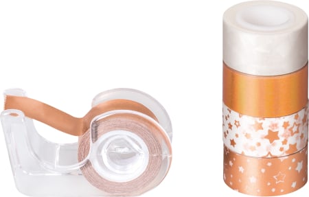 HOBBY - BANDA DECOR DANTELA AUTOADEZIVA 15MM*2M HEYDA AUR ROZ 3584563