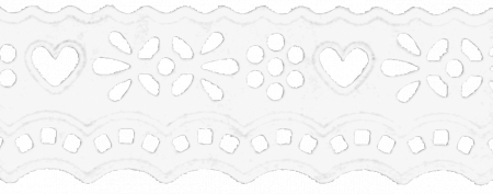 KP BANDA DECORATIVA HARTIE AUTOADEZIVA 17MM*2M DANTELA ALBA VALURI 4880080 [2]