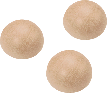 Bile/ Inele Lemn - BILA LEMN 1/2 12MM 32/SET 8616812