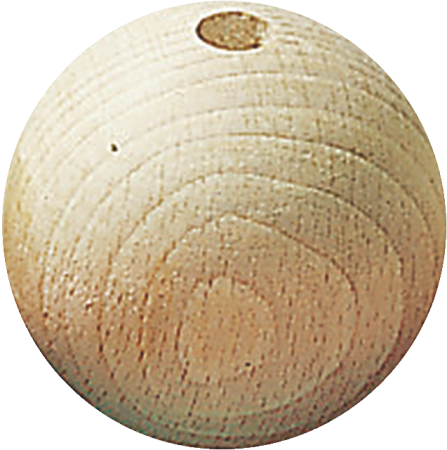 Bile/ Inele Lemn - Bile Lemn Naturale 10mm 47 buc Knorr Prandell