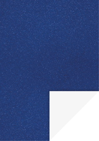 Carton gliterat - KP CARTON CU GLITTER A4 200GR ALBASTRU INCHIS 18930003