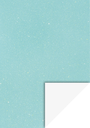 Carton gliterat - KP CARTON CU GLITTER A4 200GR ALBASTRU LUCIOS 18930044