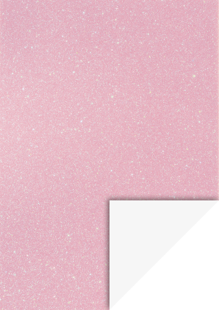 Carton gliterat - KP CARTON CU GLITTER A4 200GR TRANDAFIRIU LUCIOS 18930043