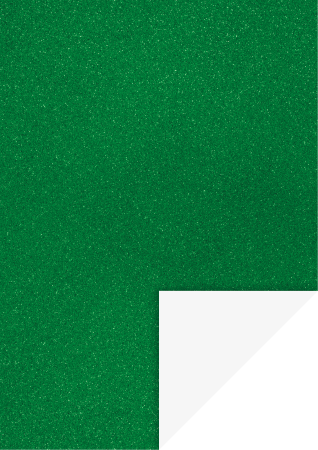Carton gliterat - KP CARTON CU GLITTER A4 200GR VERDE INCHIS 18930006