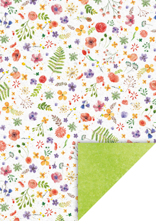 Carton decor/ imagini - Carton Decor A4 200g Flori Pictate Heyda