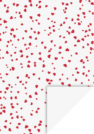 Carton Decor A4 200g Inimi Roșii Heyda [0]