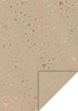 HARTIE PRODUSE DIN HARTIE - Carton Decor A4 200g Inimi Roșii Heyda 204775121