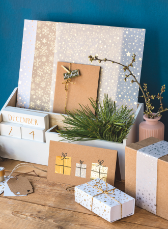 CARTON DECOR KRAFT A4 MODEL CRISTALE 4772771 [5]