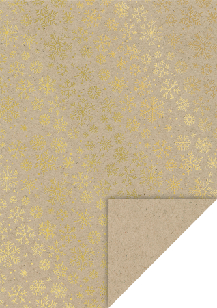 Carton Decor/ Hartie decor Craciun - CARTON DECOR KRAFT A4 MODEL CRISTALE 4772771