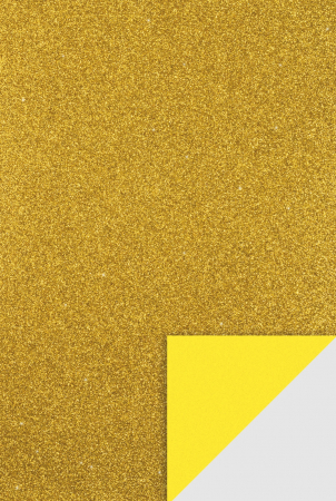 Import - KP COALA GUMATA GLITTER A4 2MM AUR GALBEN 8434574