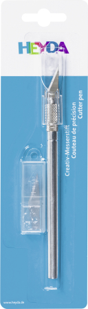 KP CUTTER PRECIZIE 14.5CM + 2 REZERVE ARGINTIU 4889573 [2]