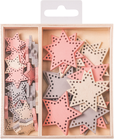 HOBBY - DECORATIUNI LEMN 54/SET STELE 8001311