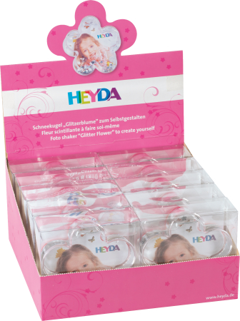 GLOB DECORATIV ACRIL 10x10x4CM FLOARE GLITTER 4888405 [2]