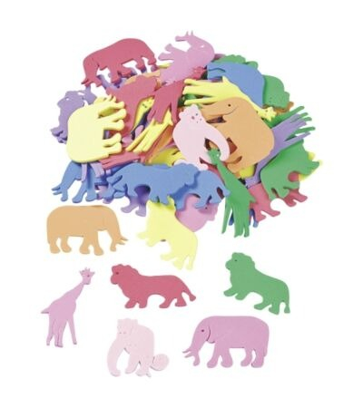 Figurine/ litere/ forme Moosgummi - KP MOOSGUMMI DECOR 60 PIESE ANMALE 8434021
