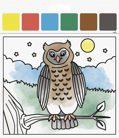 KP SET DE COLORAT 15*18CM ANIMALE DIN PADURE 4870762 [2]