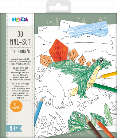 KP SET DE COLORAT 3D 19.5*21CM DINOZAUR 4870766 [1]